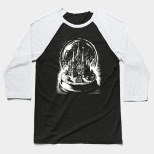 Sagrada Familia Barcelona souvenir in a snow globe Baseball T-Shirt